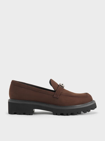 , Dark Brown Textured, hi-res