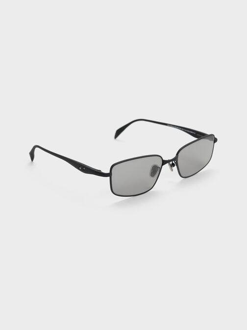 Celestia Rectangular Sunglasses, Noir, hi-res