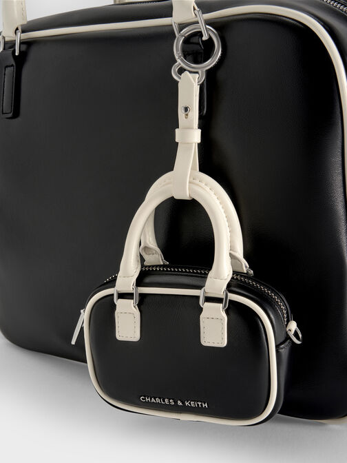 Sianna Two-Tone Bag Charm, Multi, hi-res
