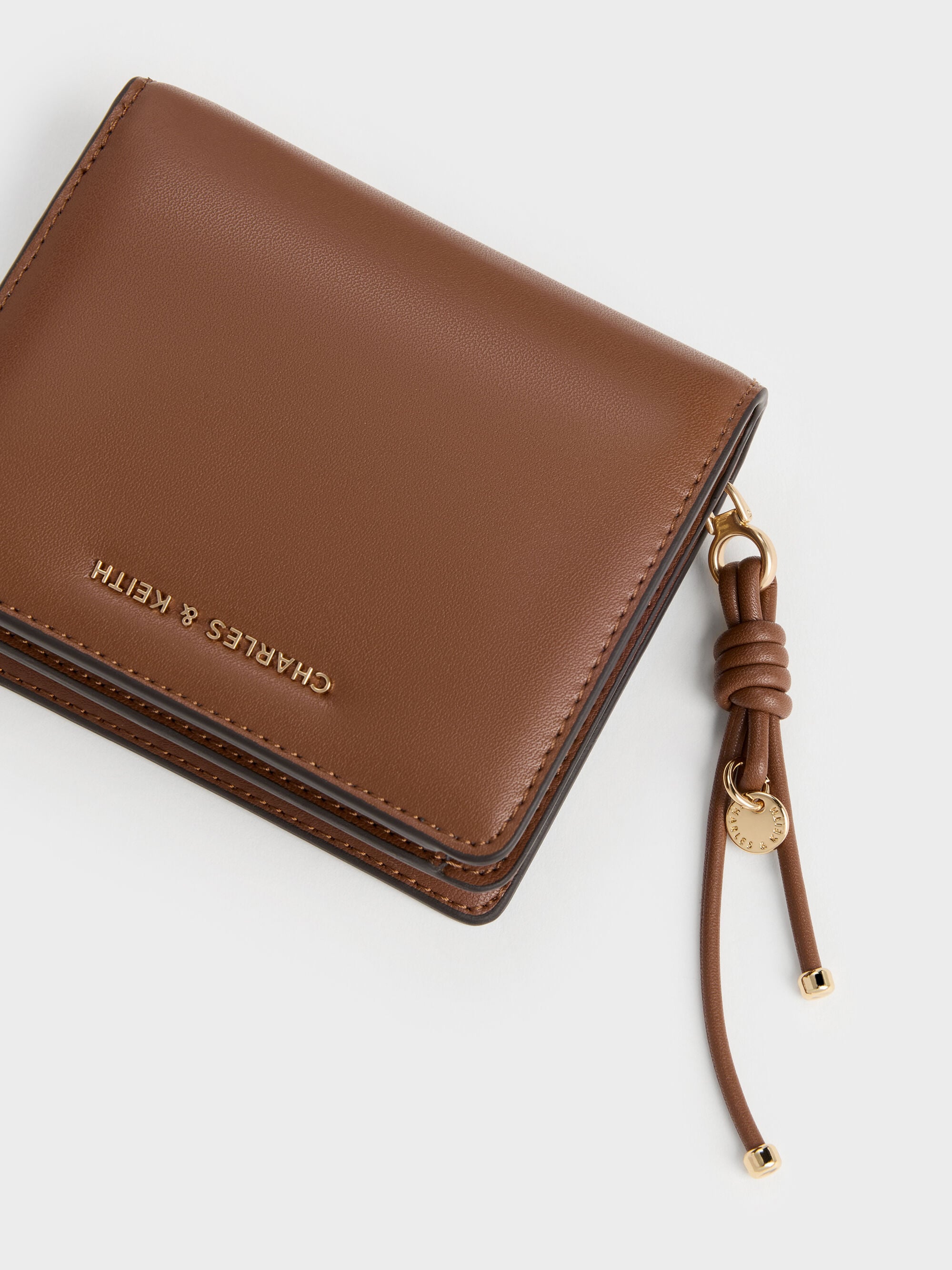 m² Chocolate Everleigh Zip-Around Small Wallet - Chocolate - CHARLES