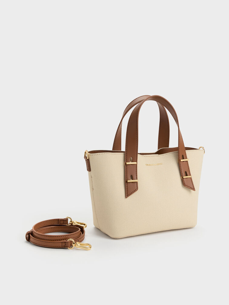 Mini Shania Canvas Tote Bag, Multi, hi-res