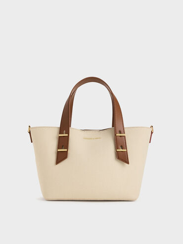 Mini Shania Canvas Tote Bag, Multi, hi-res
