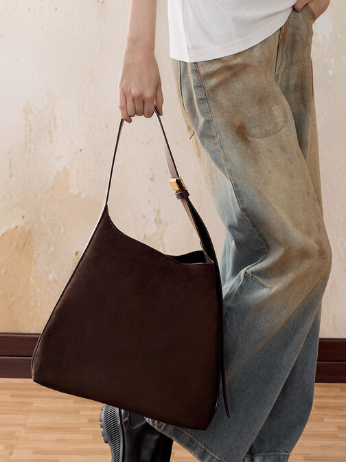Edna Tote Bag, Espresso Brown, hi-res