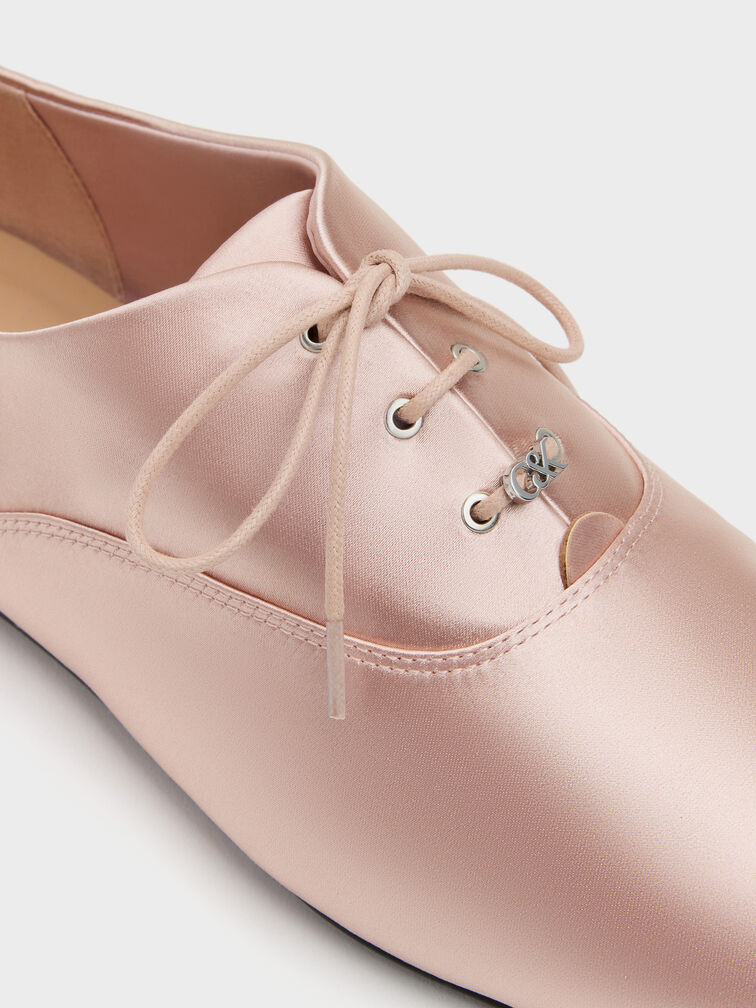 Pippa Derby Flats, Pink, hi-res
