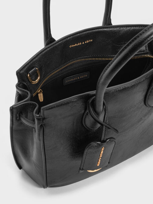 Ginevra Tote Bag, Black, hi-res