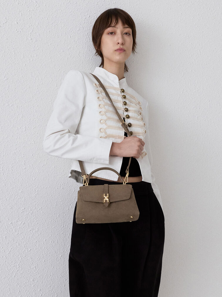 Adalyn Top Handle Bag, Stone Grey, hi-res