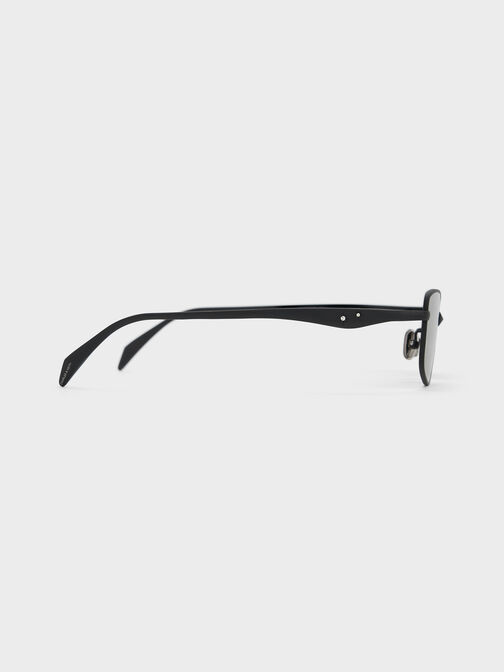 Celestia Rectangular Sunglasses, Noir, hi-res