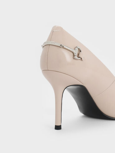 Erinna Metallic-Accent Pointed Pumps, Sand, hi-res
