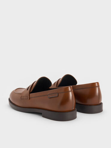 Arven Penny Loafers, Tan, hi-res
