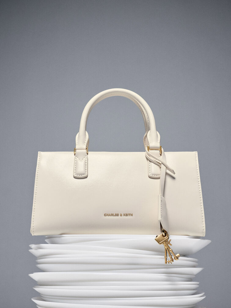 Kerry Top Handle Bag, Cream, hi-res