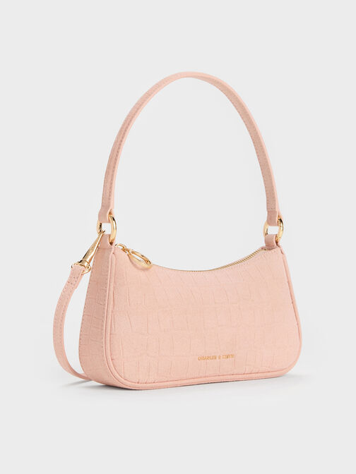 Elspeth Chain Shoulder Bag, Pink, hi-res