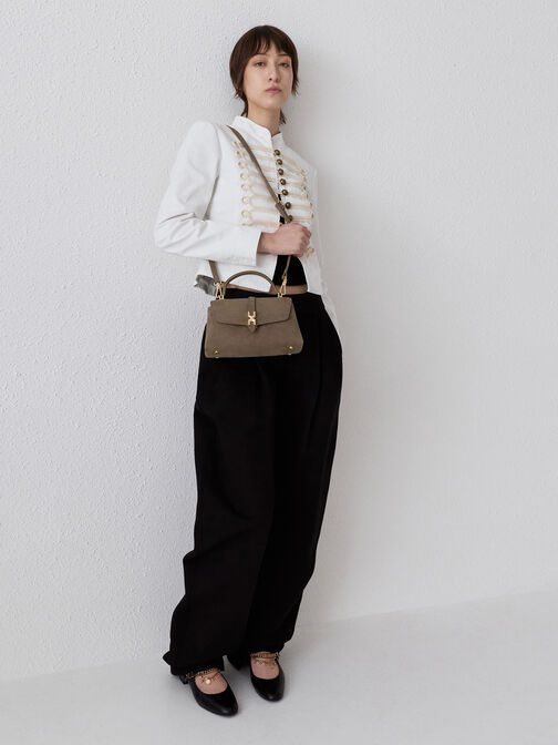 Adalyn Top Handle Bag, Stone Grey, hi-res