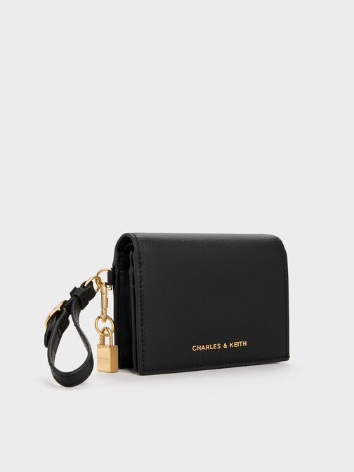 Scottie Small Wallet, Black, hi-res