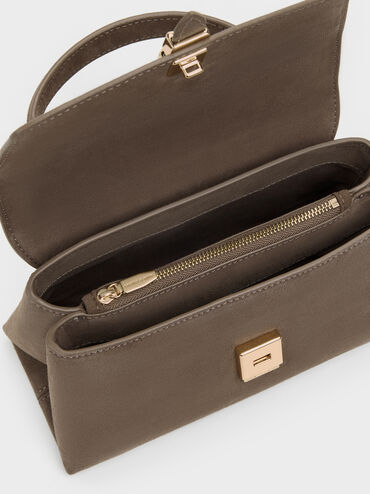 Adalyn Top Handle Bag, Stone Grey, hi-res