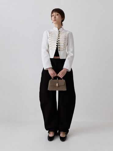 Adalyn Top Handle Bag, Stone Grey, hi-res