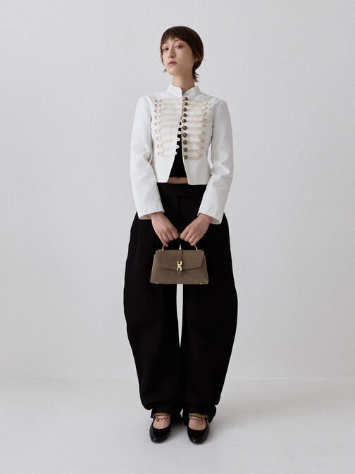 Adalyn Top Handle Bag, Stone Grey, hi-res