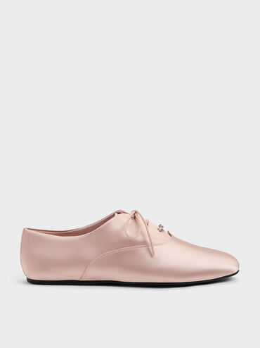 Pippa Derby Flats, Pink, hi-res