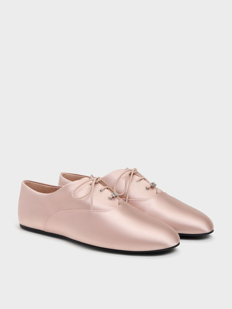 Pippa Derby Flats, Pink, hi-res