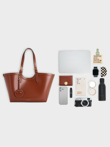 XL Enola Tote Bag, Brick, hi-res