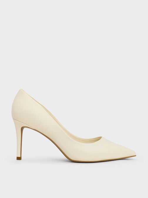 Emmy Pointed Toe Stiletto Pumps, Chalk, hi-res