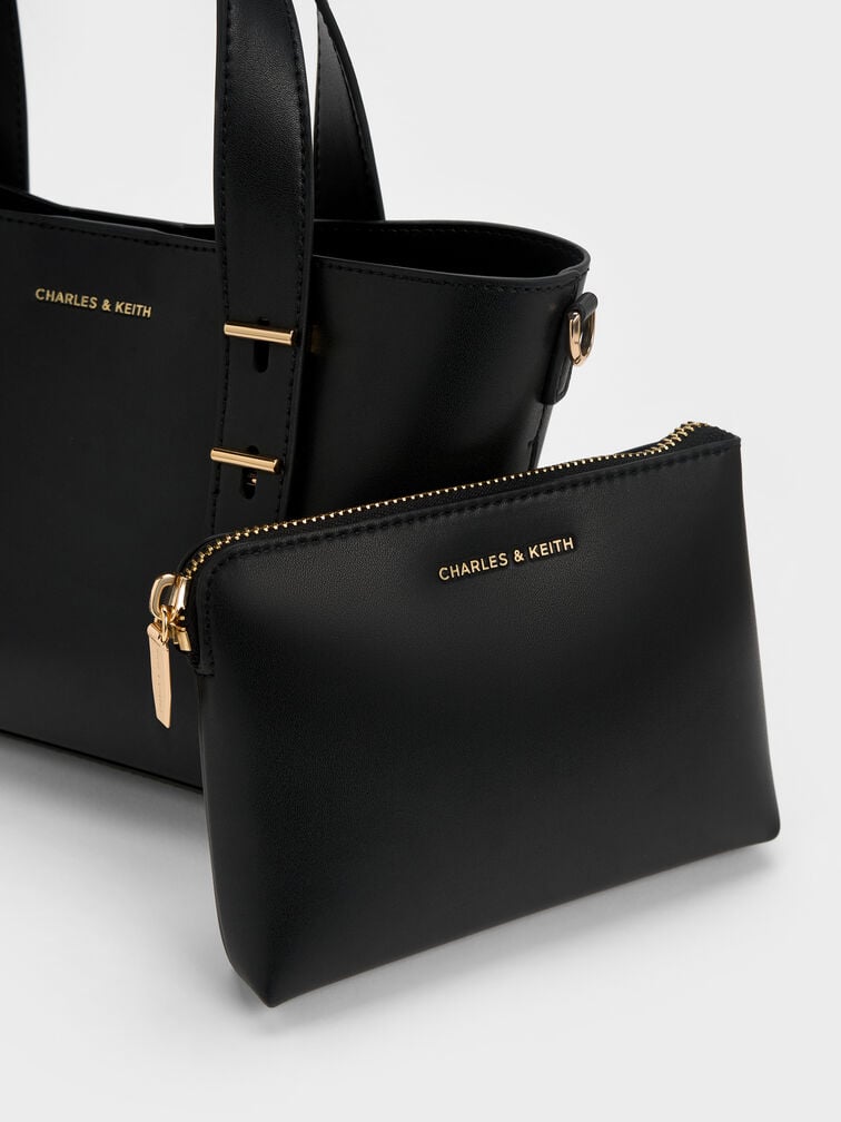 Mini Shania Tote Bag, Black, hi-res