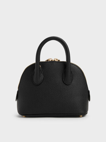 Beryl Bowling Bag, Black, hi-res