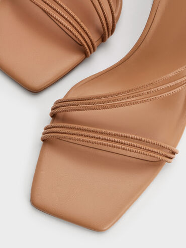 Fianna Ankle-Strap Stiletto Sandals, Tan, hi-res