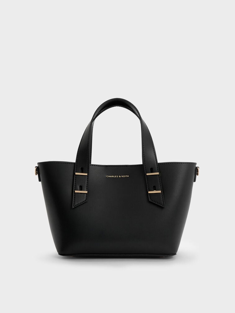 Mini Shania Tote Bag, Black, hi-res