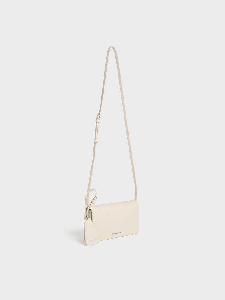 Beryl Long Wallet, Cream, hi-res