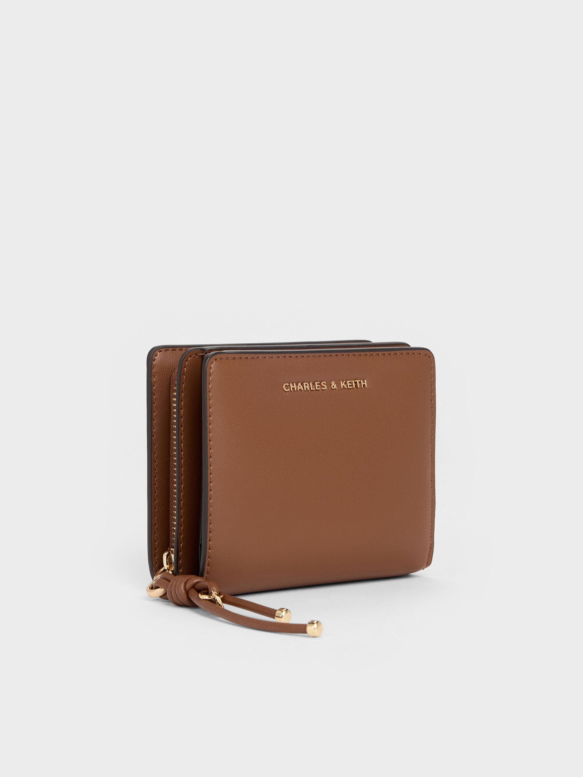 m² Chocolate Everleigh Zip-Around Small Wallet - Chocolate - CHARLES
