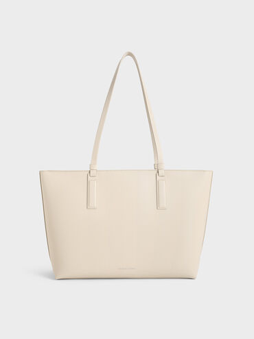 Noelle Tote Bag, Ivory, hi-res